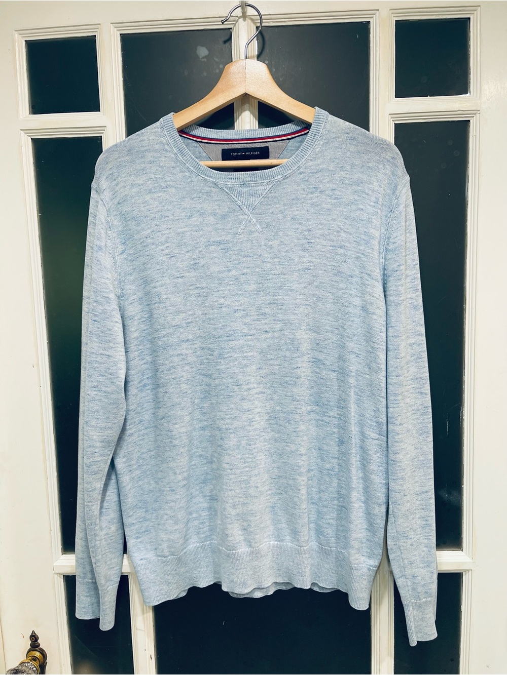 Tommy Hilfiger Light Blue Heather Crewneck Sweater